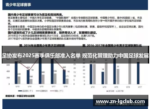 足协发布2025赛季俱乐部准入名单 规范化管理助力中国足球发展